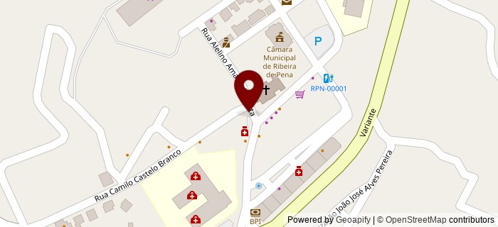 Largo Lu�s de Cam�es, Ribeira de Pena