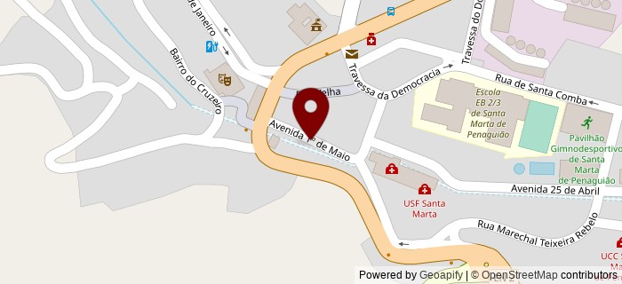 Rua 1� de Maio, Santa Marta de Penagui�o