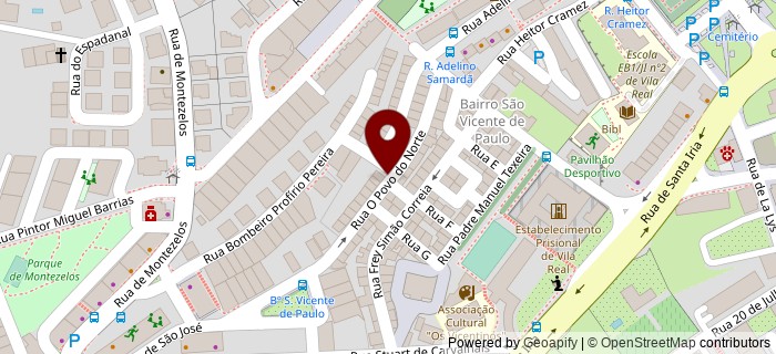 Rua O Povo do Norte, Vila Real