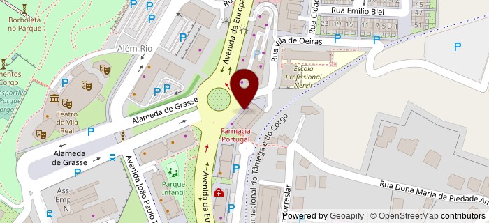 Rotunda Europa, Vila Real