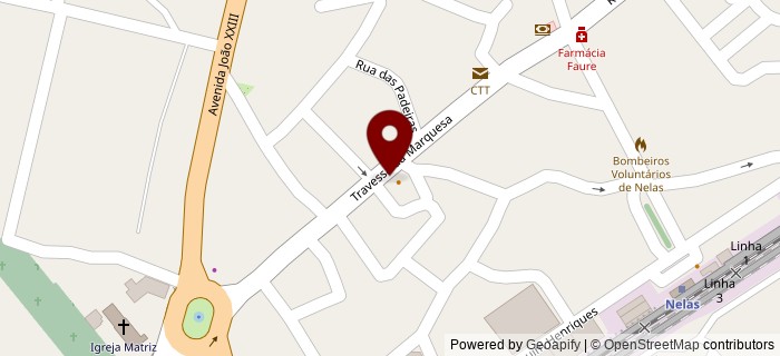 Largo do Correio Velho, Nelas