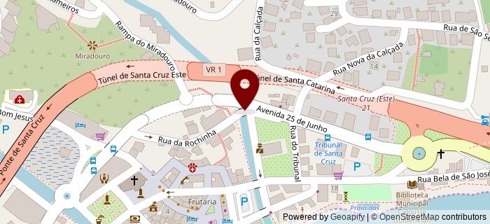 Rua Azinhaga, Santa Cruz