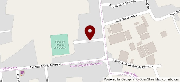 Rua Padre Jos� Rebelo Cordeiro, Faj� de Cima