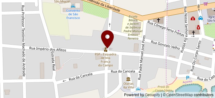 Rua Padre Manuel Jos� Pires, Vila Franca do Campo