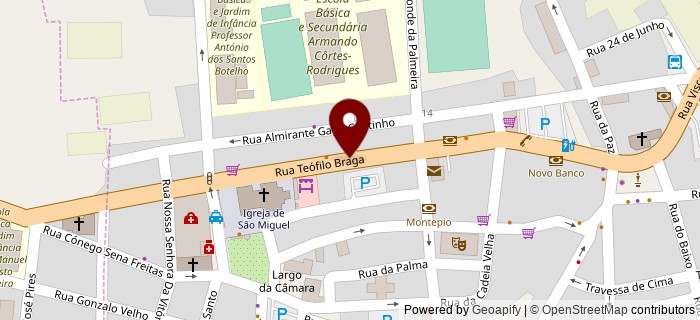 Rua Te�filo Braga, Vila Franca do Campo