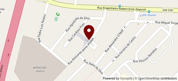 Rua Almirante Jaime Afreixo, Montes de Azurva