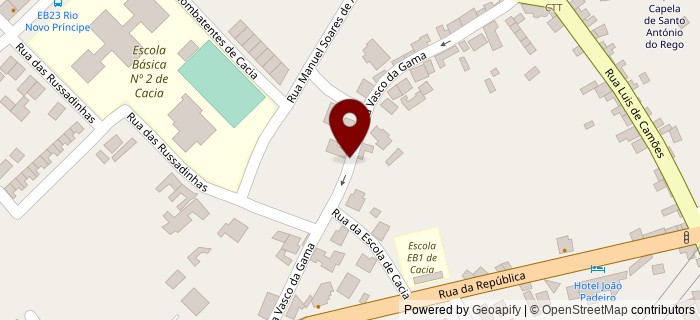 Travessa Vasco da Gama, Cacia