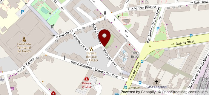 Viela do Canto, Eixo