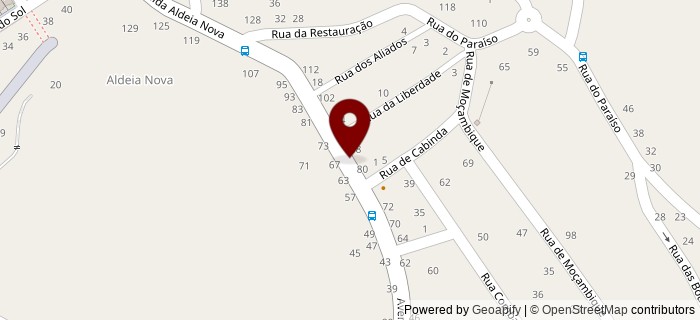 Avenida da Aldeia Nova, Ribeiro