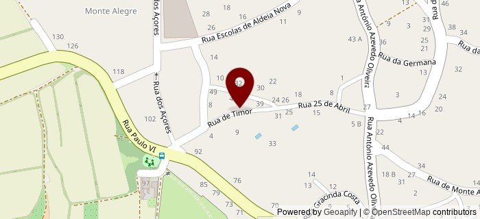 Rua de Timor, Ribeiro