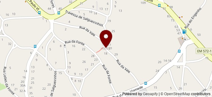 Rua Vale Torta, Ribeiro