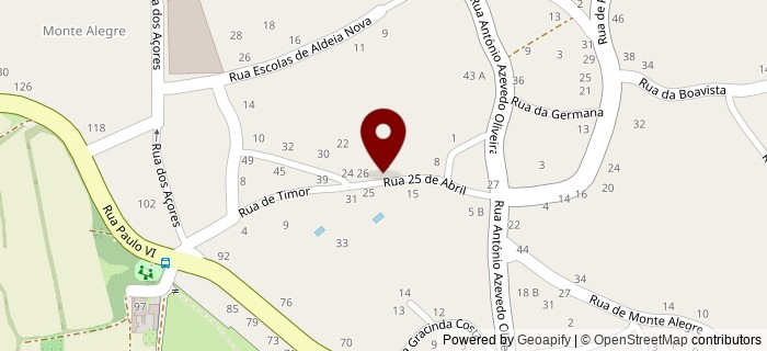 Rua 25 de Abril, Ribeiro