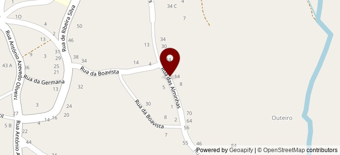 Travessa das Alminhas, Ribeiro