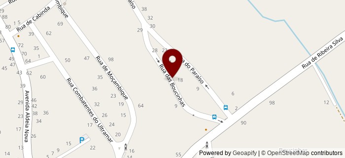 Rua das Boucinhas, Ribeiro