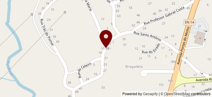 Rua Padre Joaquim Dias dos Santos, Ribeiro