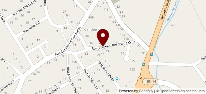 Rua Antnio Fonseca da Cruz, Ribeiro