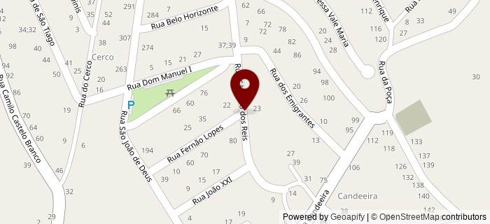 Rua Cndido dos Reis, Ribeiro