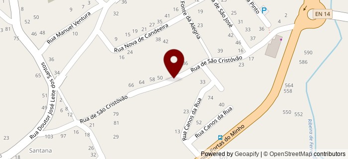 Rua de So Cristovo, Ribeiro