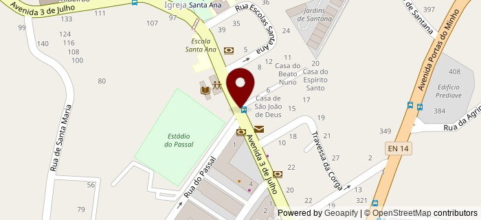 Avenida 3 de Julho, Ribeiro