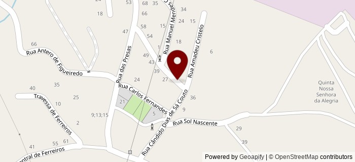 Rua Cndido Dias S Couto, Ribeiro