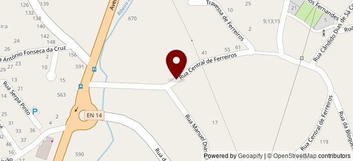 Rua Central de Ferreiros, Ribeiro