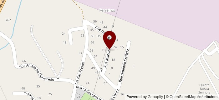 Rua Manuel Mendes Carneiro, Ribeiro