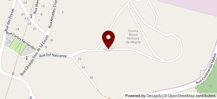 Rua do Sol Nascente, Ribeiro