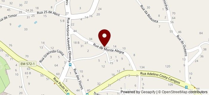 Rua de Montalegre, Ribeiro