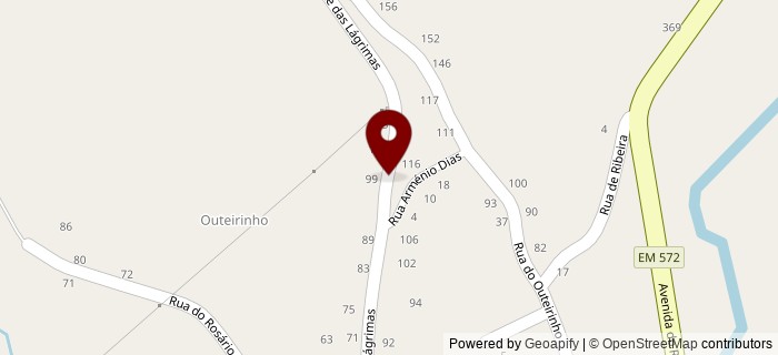 Rua Fonte das Lgrimas, Ribeiro