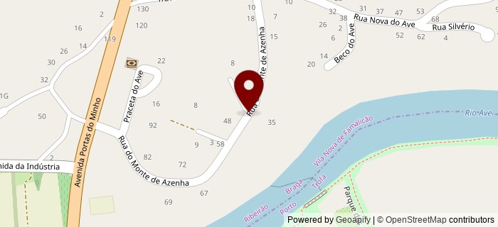 Rua Monte de Azenha, Ribeiro