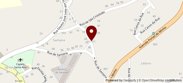 Rua de Nossa Senhora de Ftima, Ribeiro