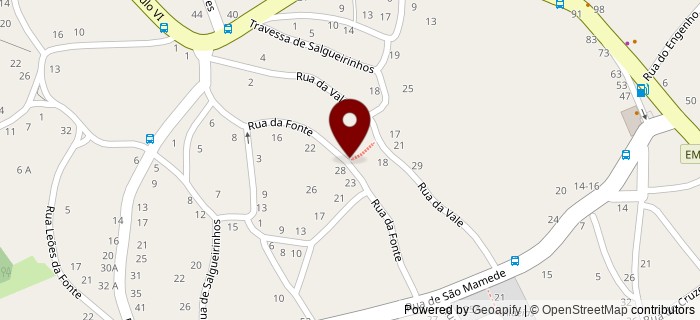 Rua da Fonte, Ribeiro