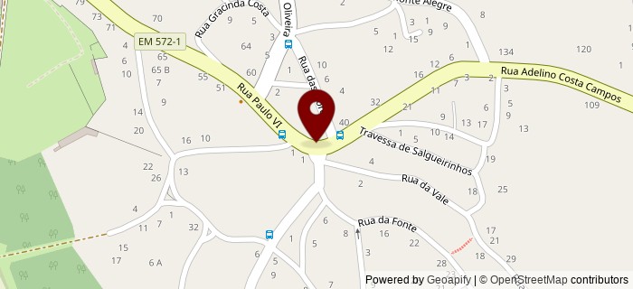 Rua das Invases Francesas, Ribeiro