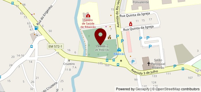 Rua Extenso de Sade, Ribeiro