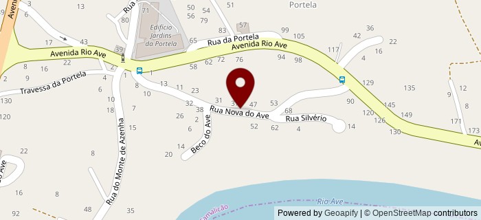 Rua Nova do Ave, Ribeiro