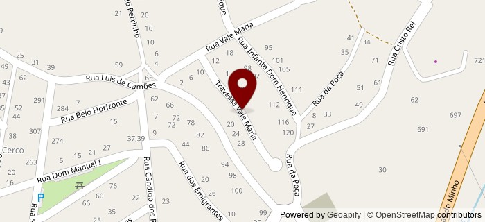 Rua Vale Maria, Ribeiro