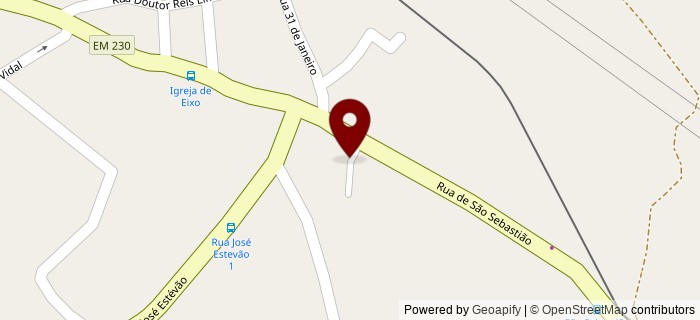 Travessa dos Correios, Eixo