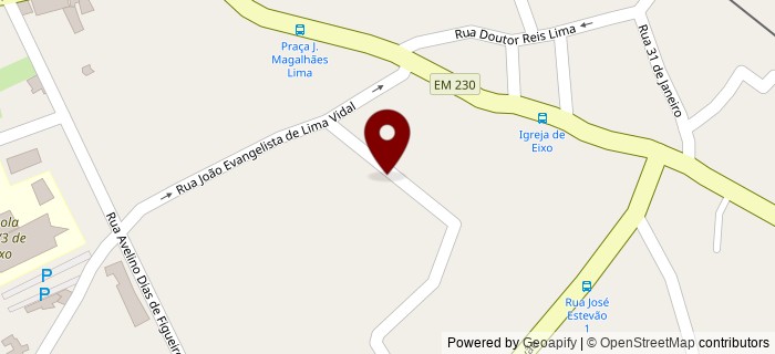 Rua Dom Jo�o Evangelista Lima Vidal, Eixo