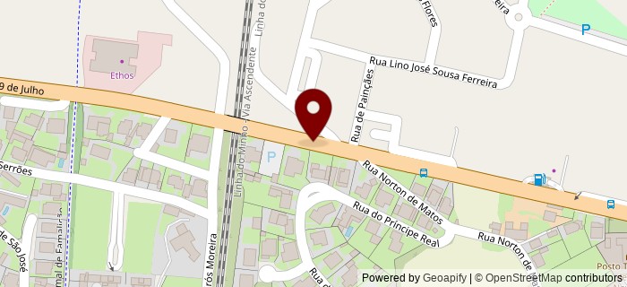 Avenida 9 de Julho, Vila Nova de Famalic�o