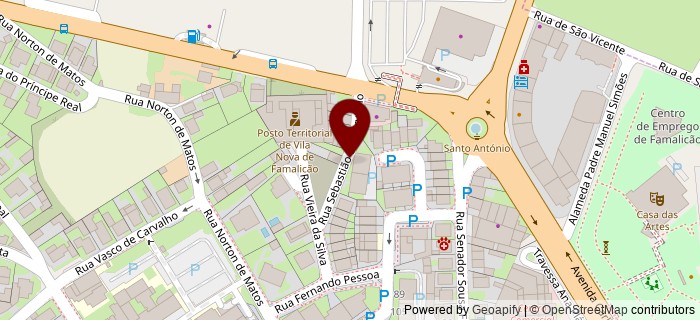 Rua Sebasti�o de Carvalho, Vila Nova de Famalic�o