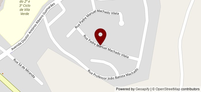 Rua Padre Manuel Machado Vilela, Vila Verde