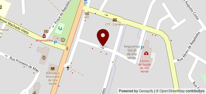 Rua Maria do C�u Vilhena da Cunha, Vila Verde