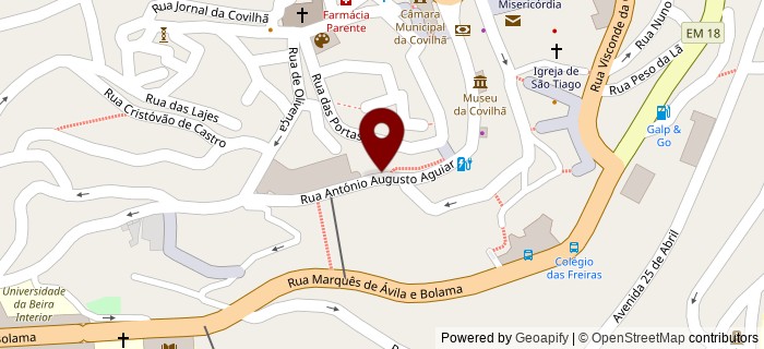 Rua Ant�nio Augusto de Aguiar, Covilh�