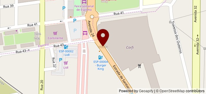 Rua Santa Cruz, Espinho