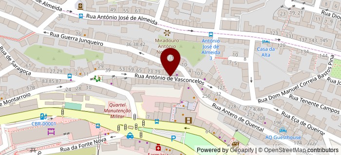 Rua Ant�nio Vasconcelos, Coimbra