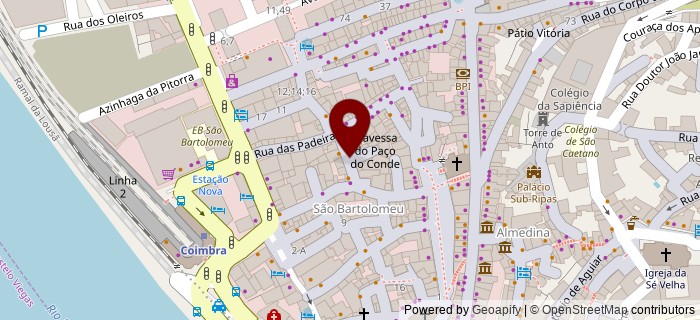 Rua do Pa�o do Conde, Coimbra