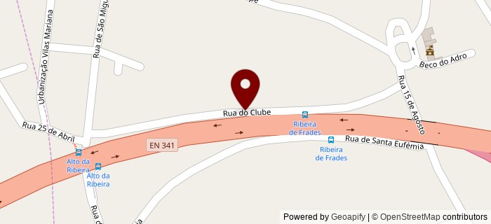 Rua do Clube, Ribeira de Frades