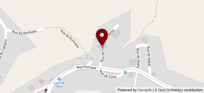 Rua Cabe�o do Vento, Logo de Deus