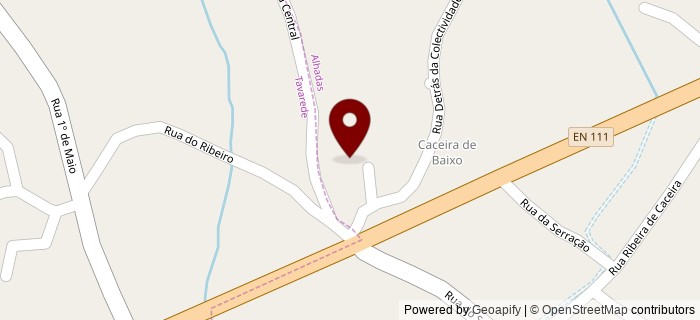 Rua dos Serrados, Caceira de Baixo