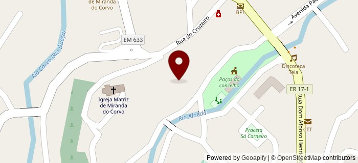 Rua dos Combatentes da Grande Guerra, Miranda do Corvo